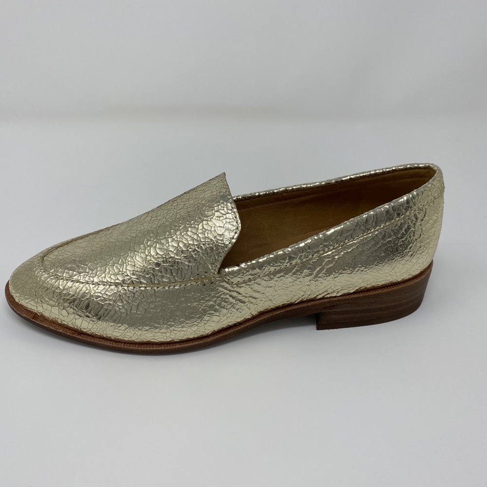 Madewell Gold loafers